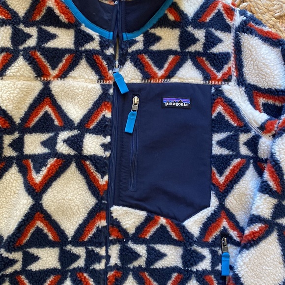 RARE HTF NWOT Patagonia Retro X Aztec Fleece sz L - Picture 4 of 7